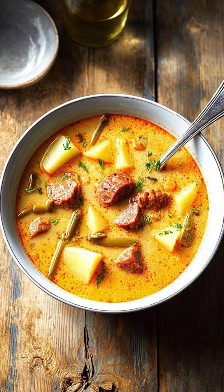 Spanish Potato Soup with Chorizo Recipe