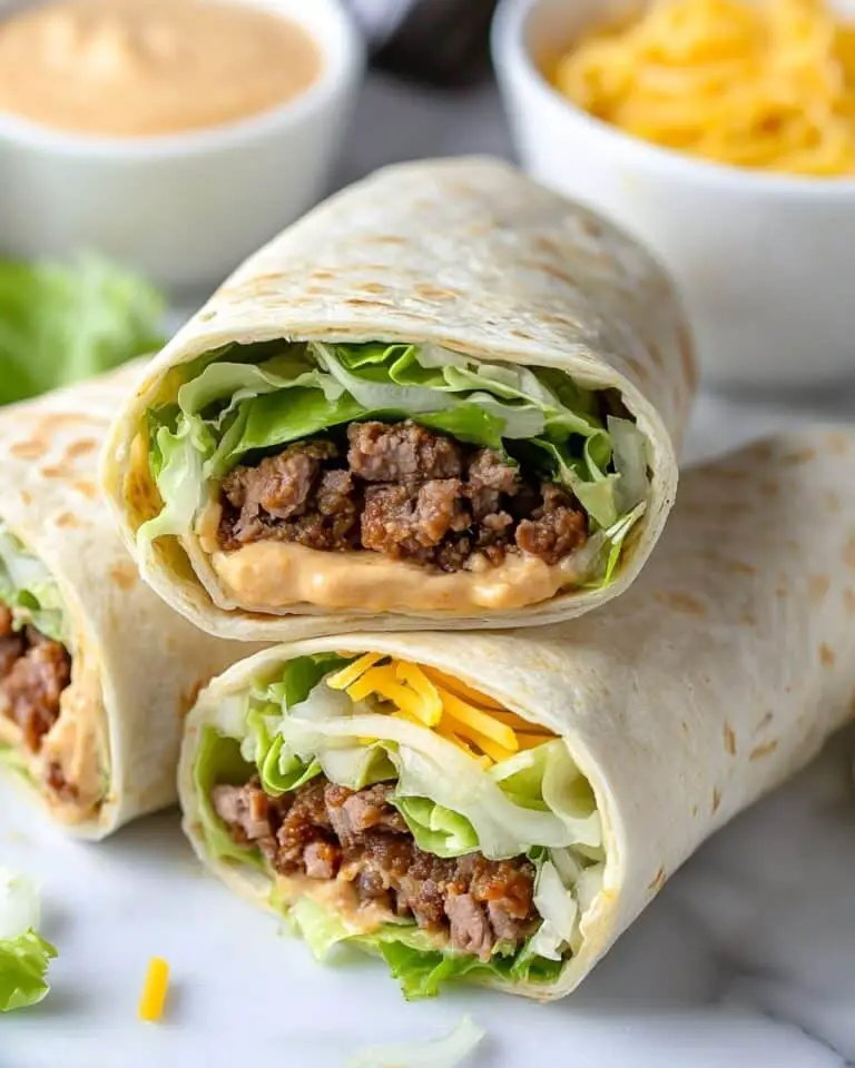 Easy Big Mac Wraps Recipe