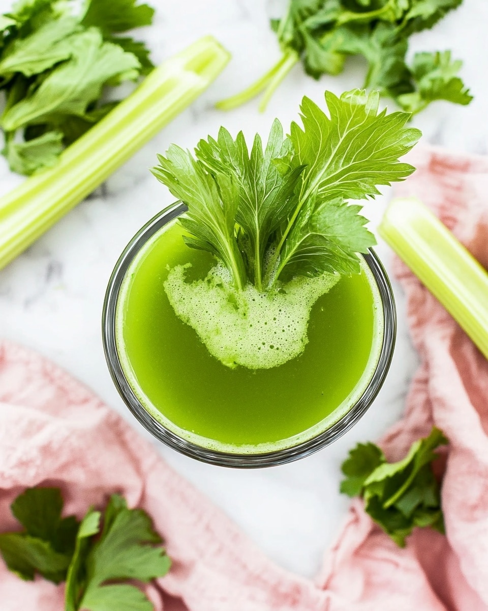 Refreshing Apple Celery Juice with Ginger and Lemon Recipe - Recipe Image