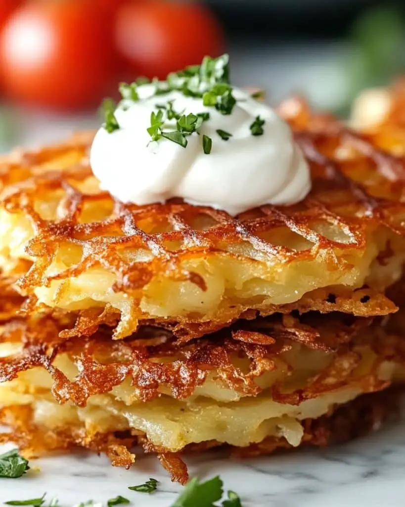 Healthy Cauliflower Hashbrown Chaffle Recipe