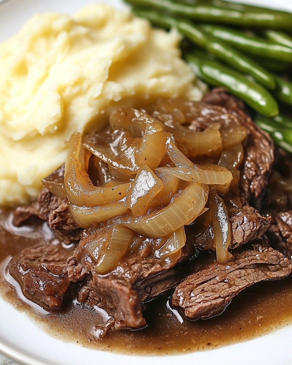 French Onion Pot Roast Recipe - Recipe Image