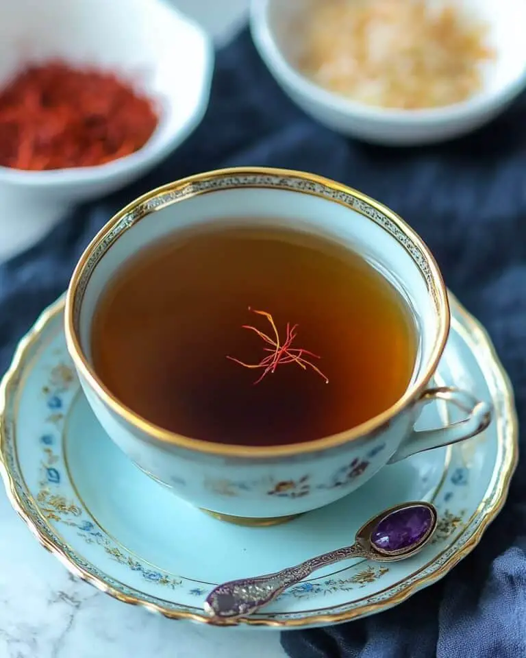 Saffron and Cardamom Black Tea Recipe