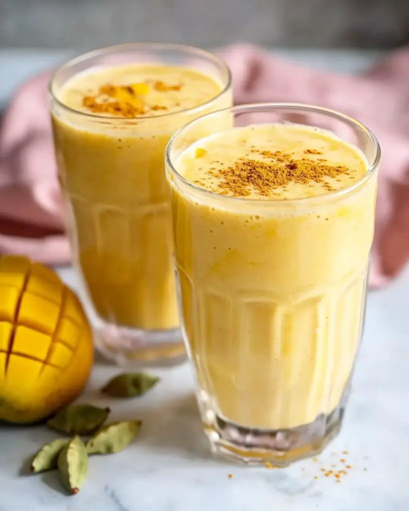 Creamy Mango Lassi: Refreshing Mango and Yogurt Drink Recipe