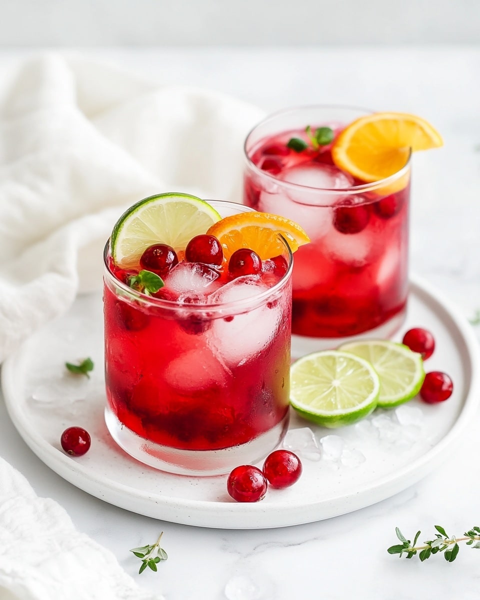 Sparkling Citrus Pomegranate Mocktail Recipe - Recipe Image