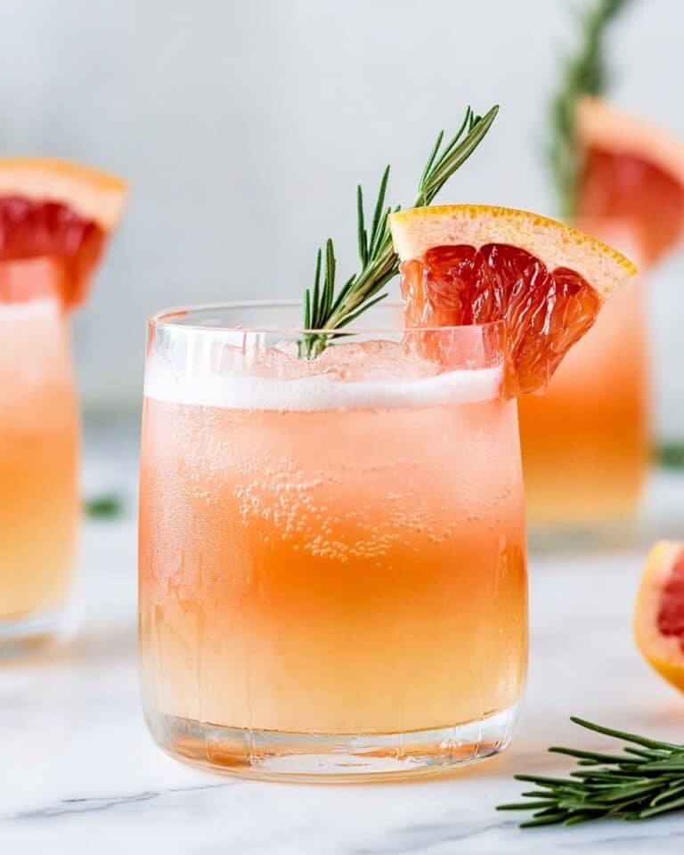Honey Rosemary Grapefruit Sodas Recipe