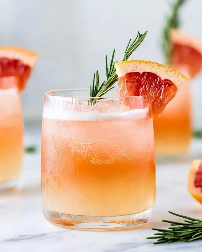 Honey Rosemary Grapefruit Sodas Recipe
