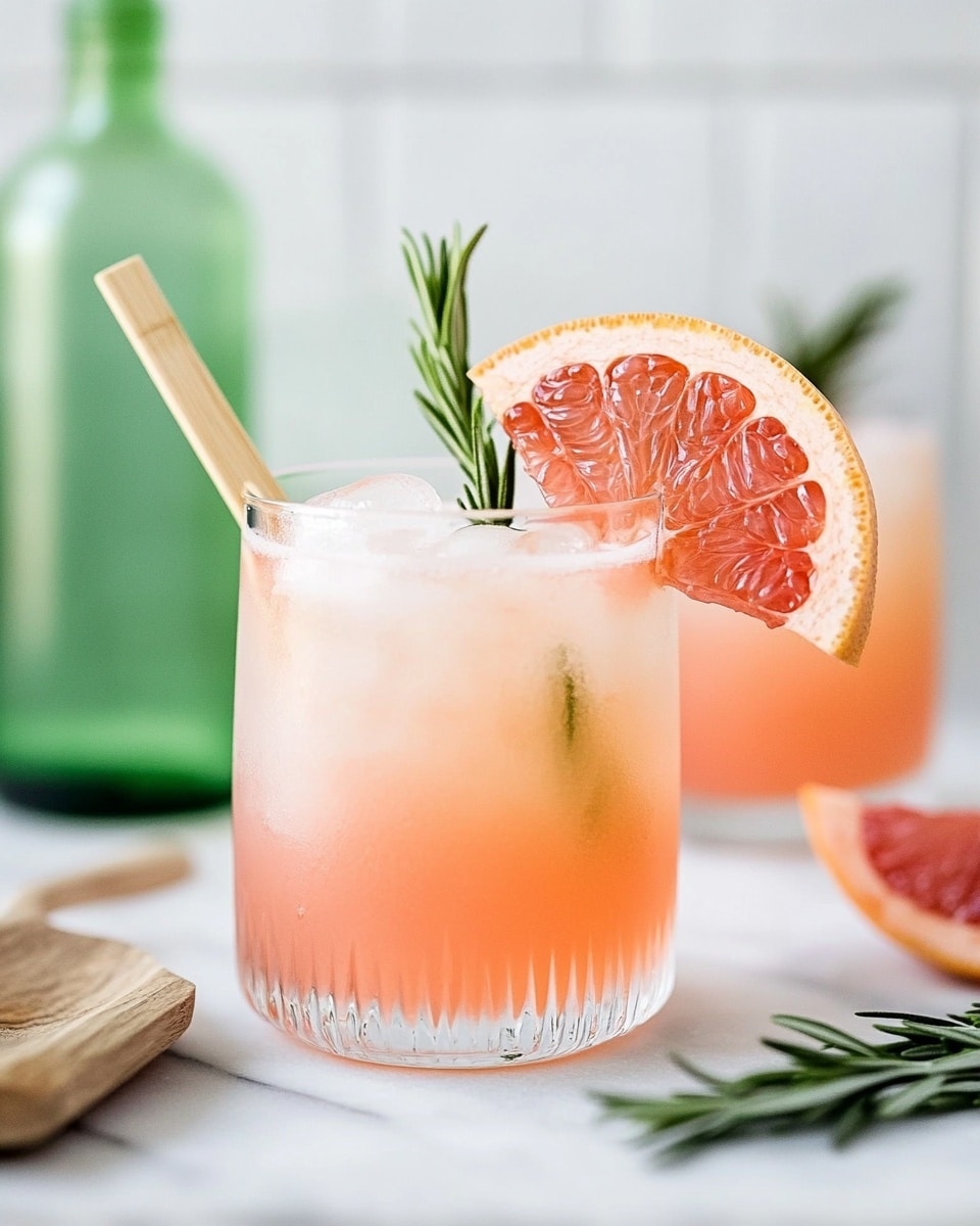 Honey Rosemary Grapefruit Sodas Recipe - Recipe Image