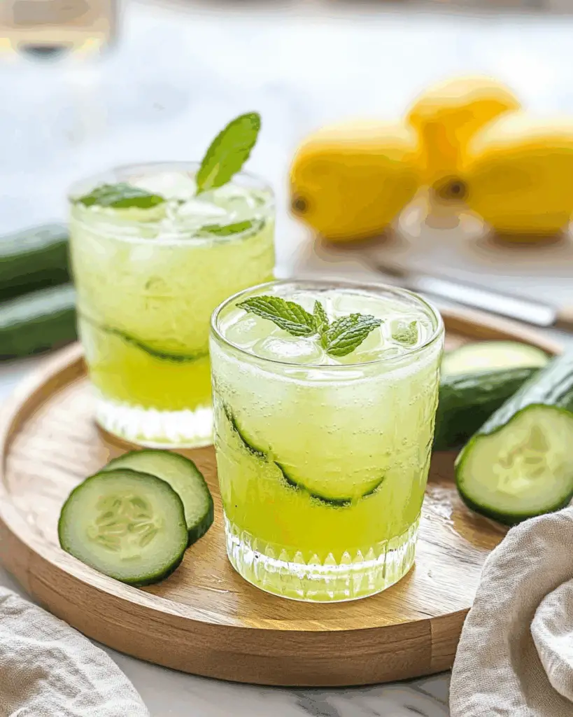 Mint Cucumber Lemonade Recipe