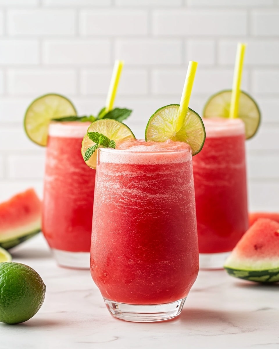 Refreshing Strawberry Watermelon Juice Recipe - Recipe Image