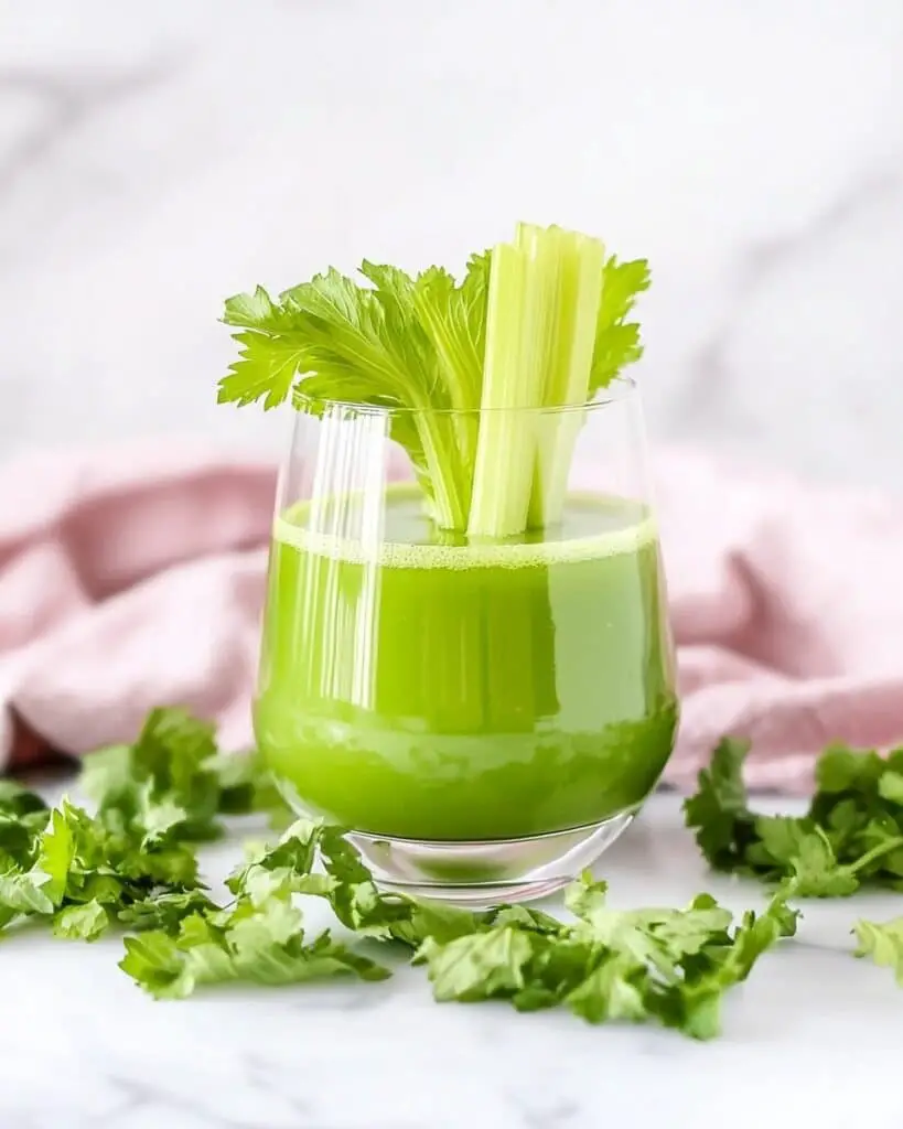Refreshing Apple Celery Juice with Ginger and Lemon Recipe