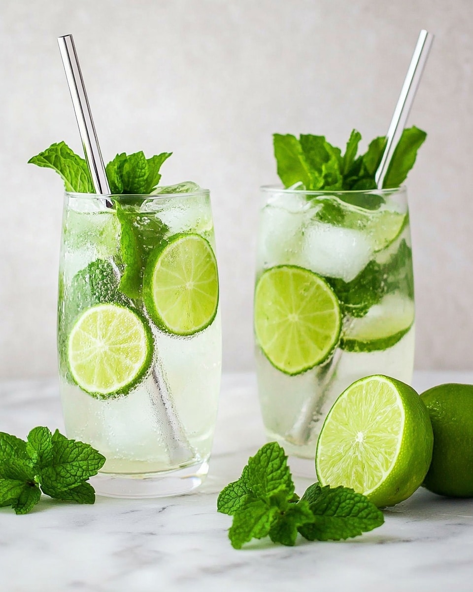 Easy Virgin Mojito Mocktail Recipe - Recipe Image