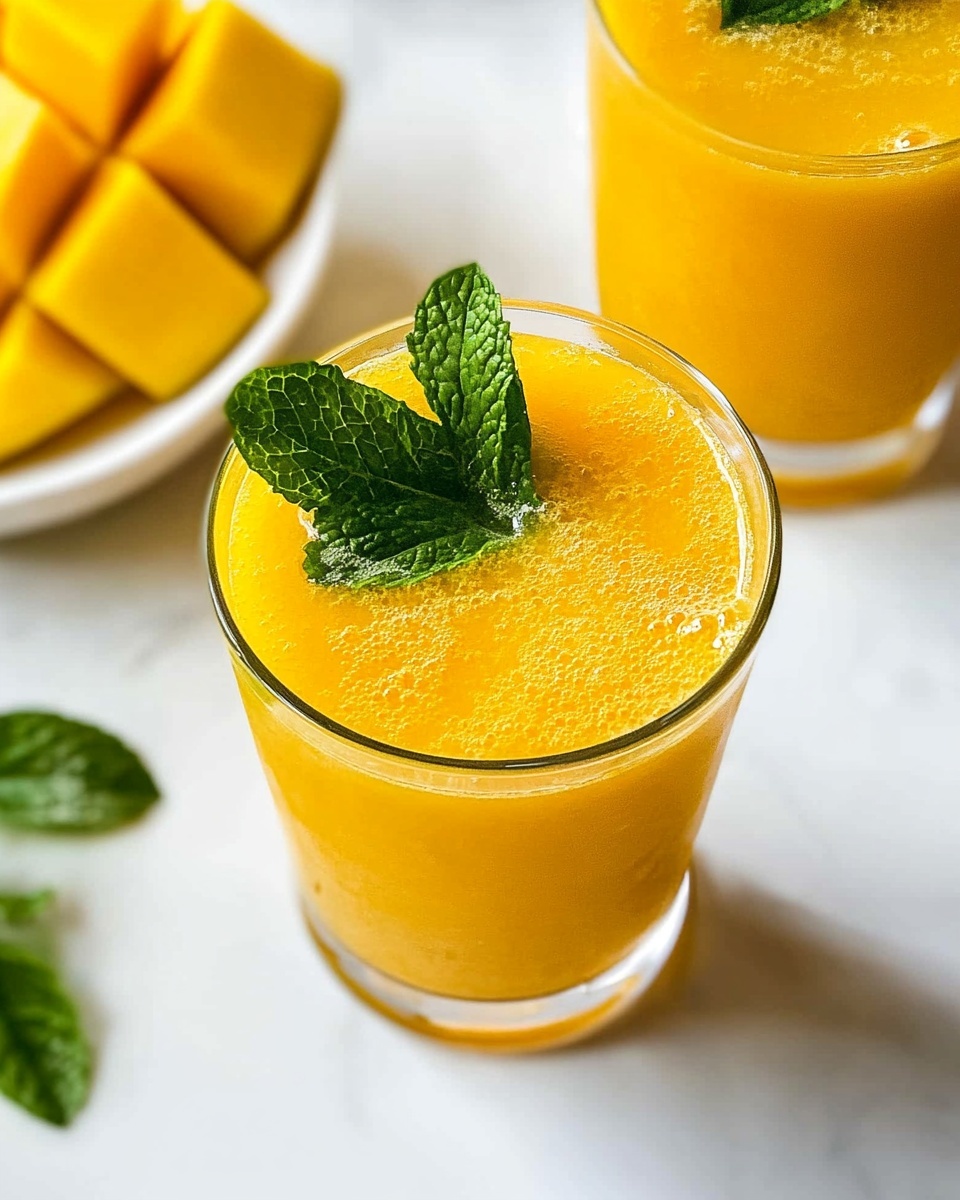 Mango Ginger Mocktail Recipe - Recipe Image
