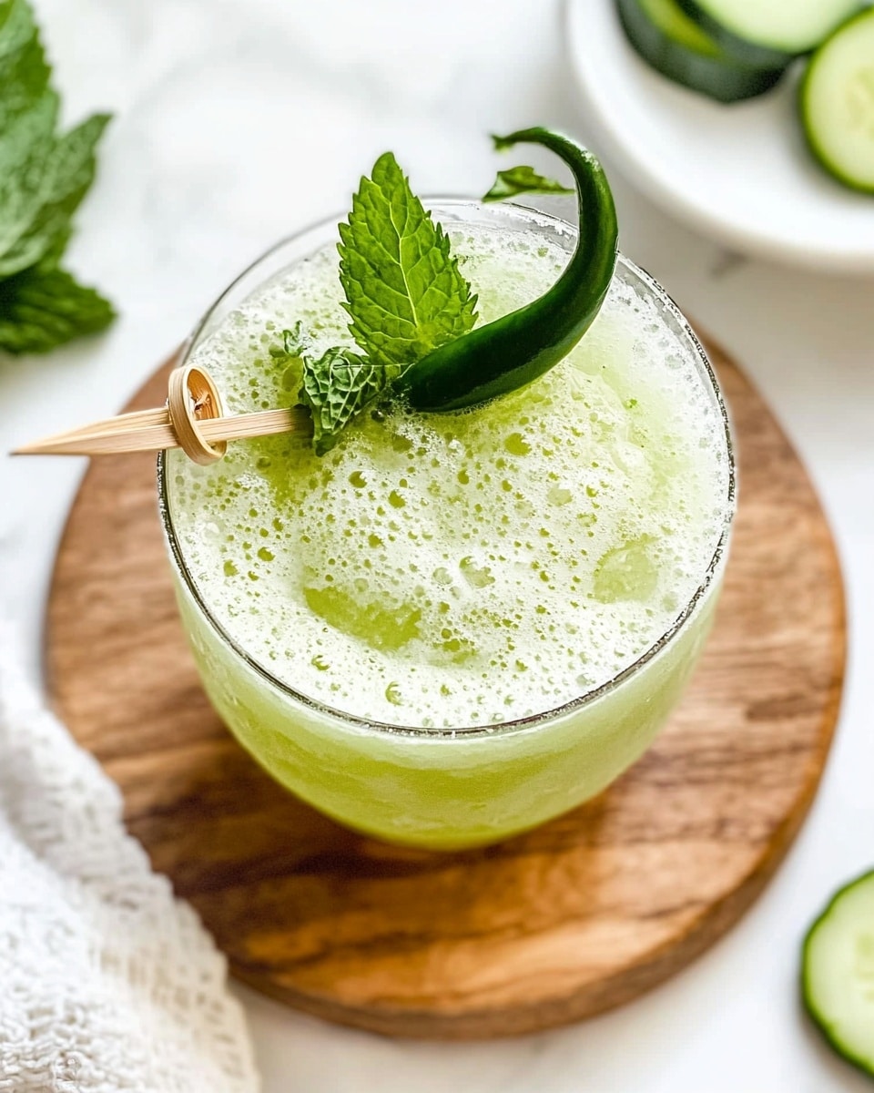 Refreshing Cucumber Mint Mocktail Recipe - Recipe Image