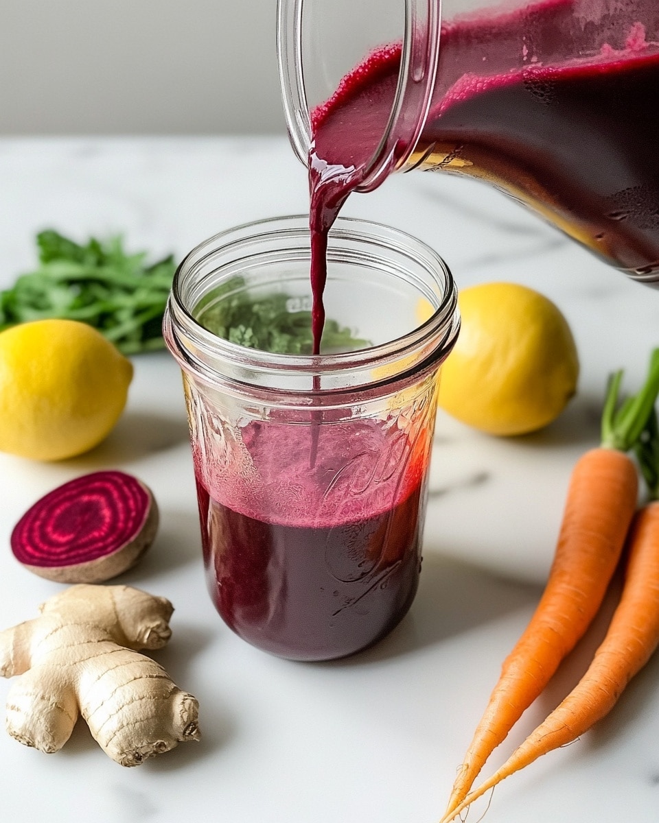 Beetroot & Ginger Juice - Perfect Pre-Workout Boost Recipe - Recipe Image