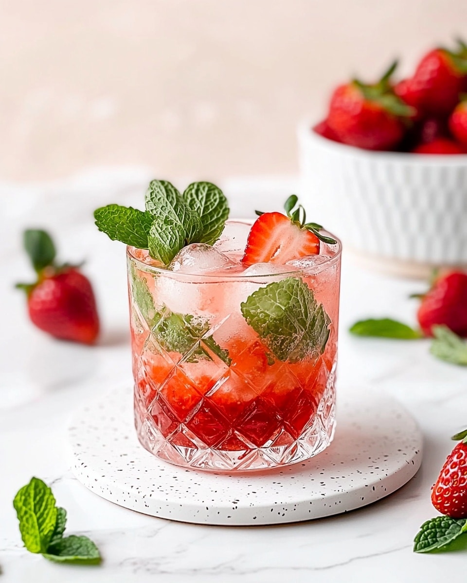 Strawberry Basil Mojito Recipe - Recipe Image