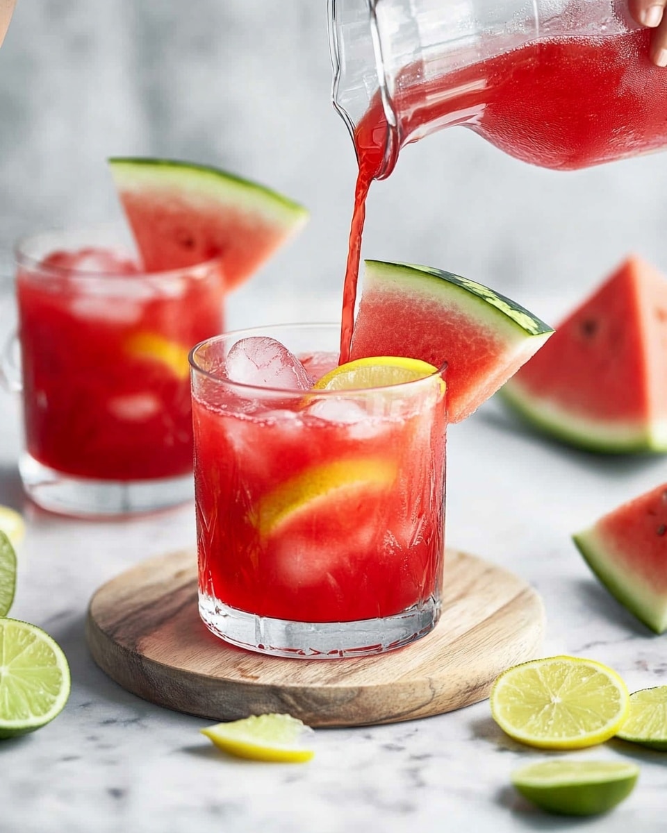 Watermelon Vodka Cocktail Recipe - Recipe Image