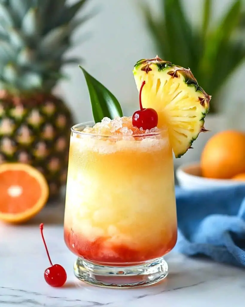 Refreshing Mai Tai Cocktail Recipe with Pineapple, Rum, and Citrus Recipe