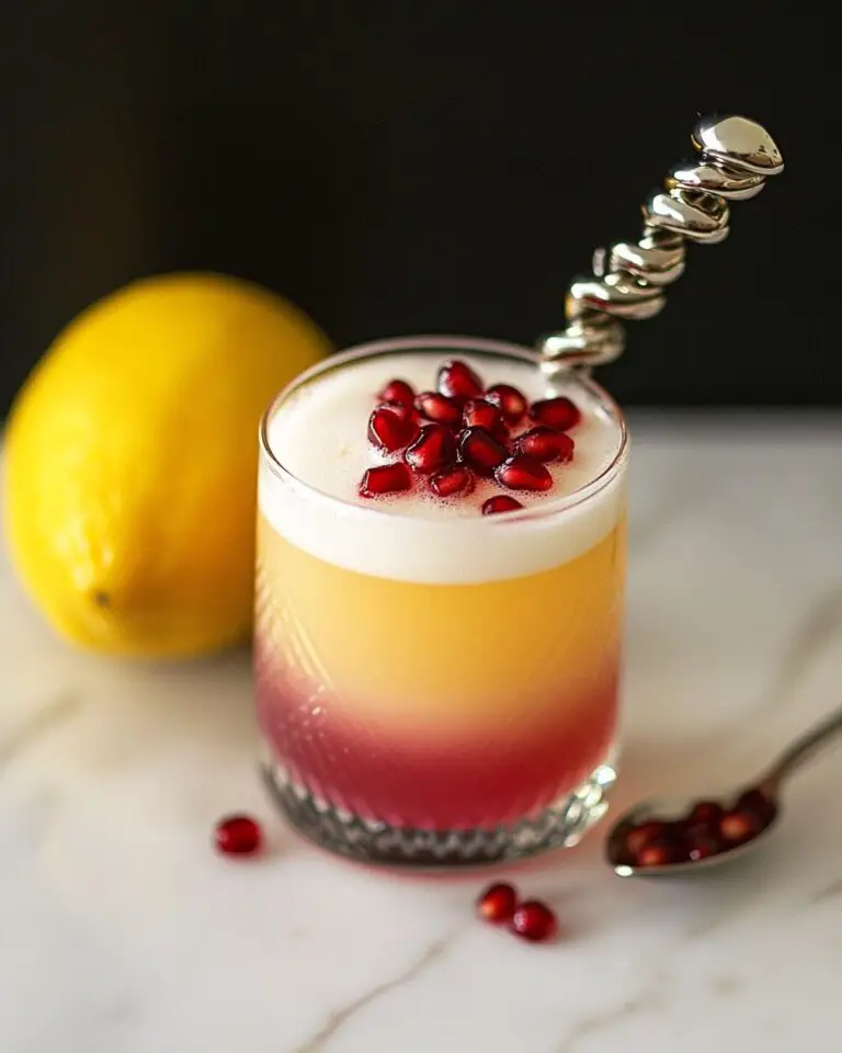 Pomegranate Fizz Cocktail Recipe