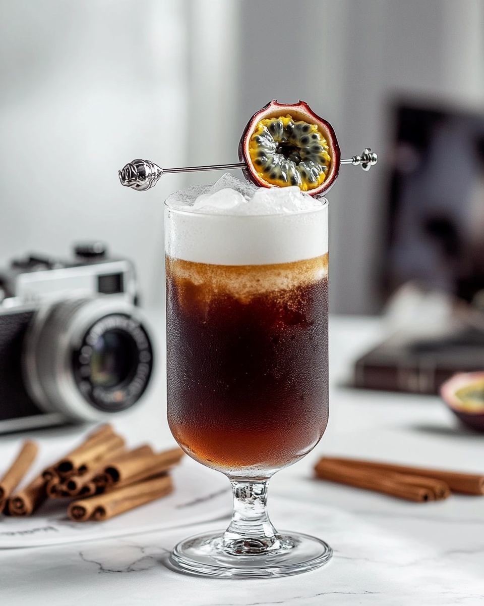 Iced Beer Coffee with Passion Fruit Recipe - Recipe Image