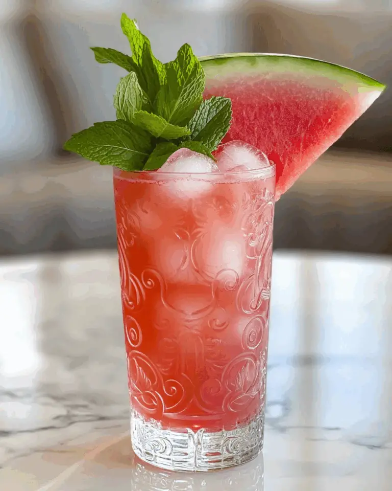 Watermelon Smash Cocktail Recipe