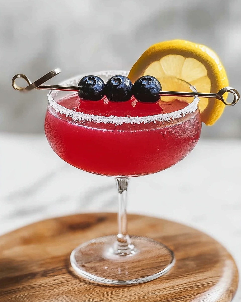 Blueberry Lavender Martini Recipe - Recipe Image