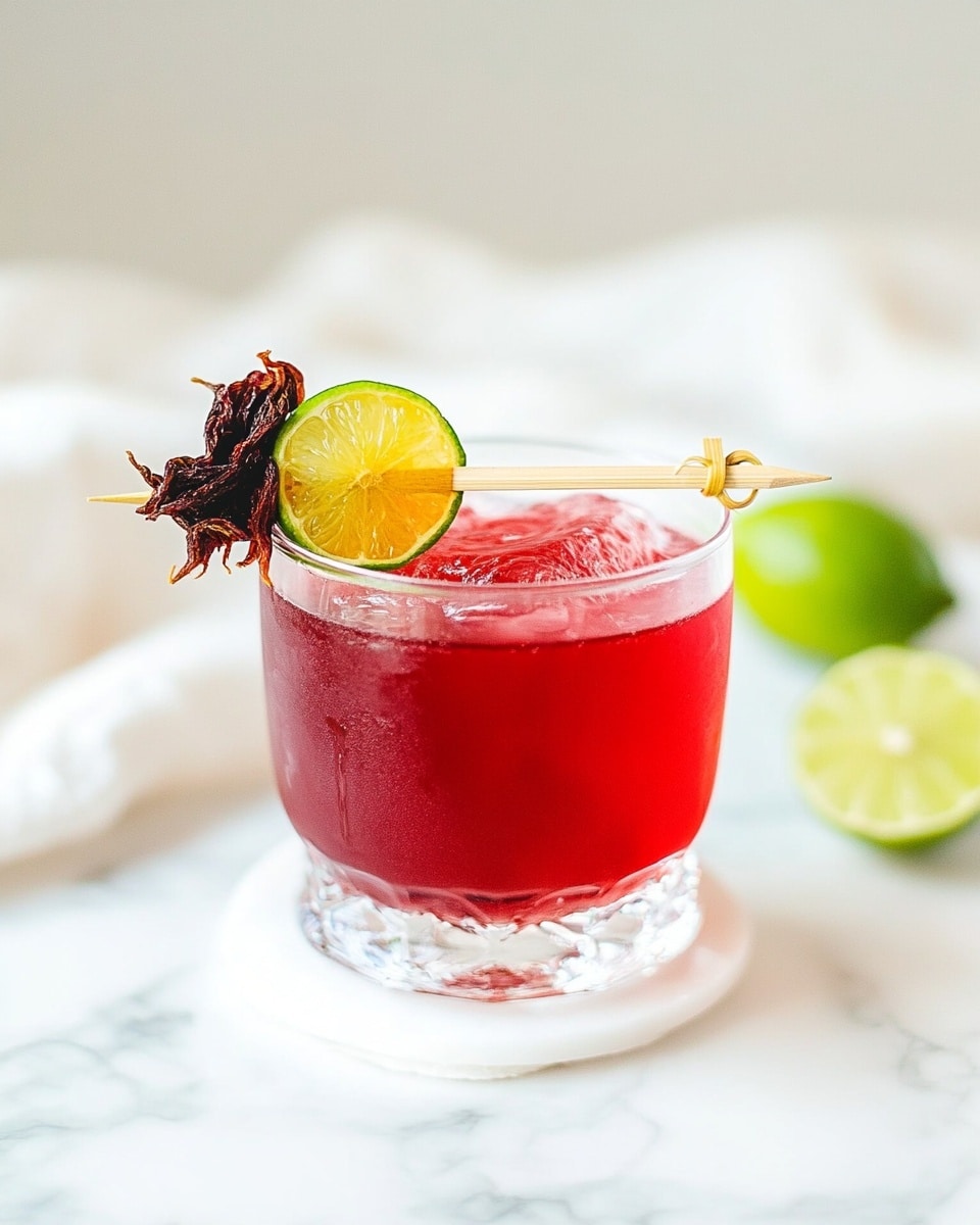 The Best Hibiscus Martini Recipe - Recipe Image