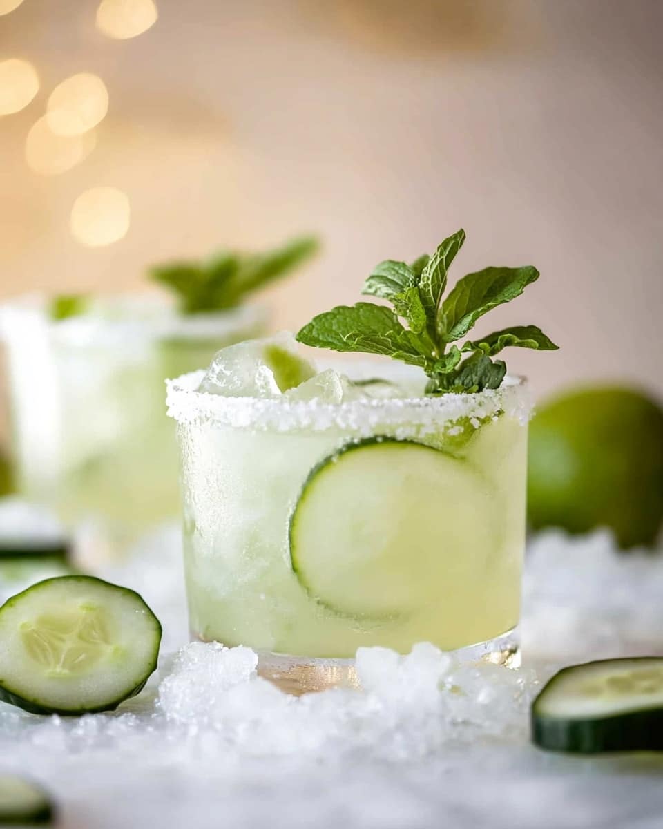 Cucumber Mint Margarita Recipe - Recipe Image
