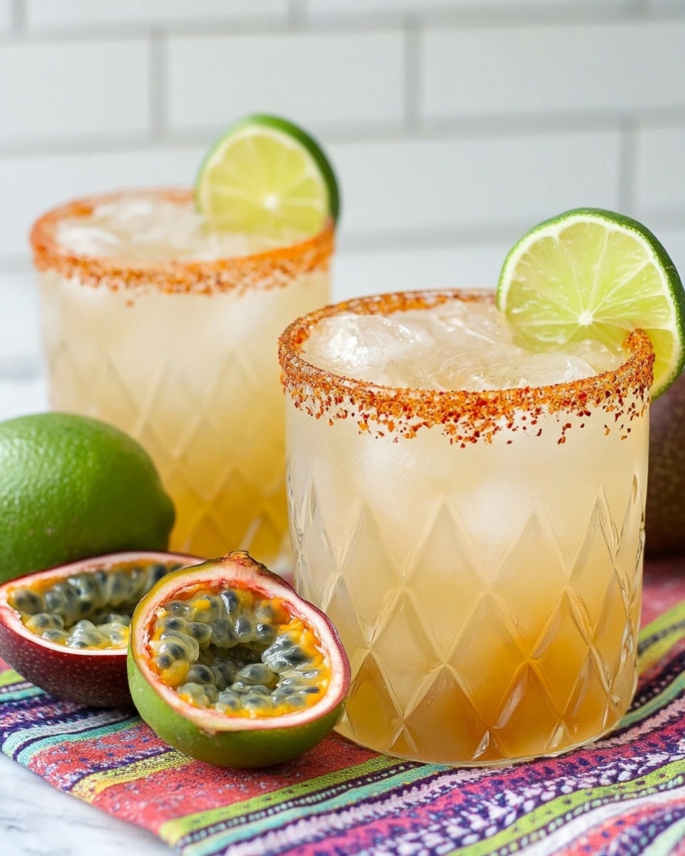 Passionfruit Margaritas Recipe - Recipe Image