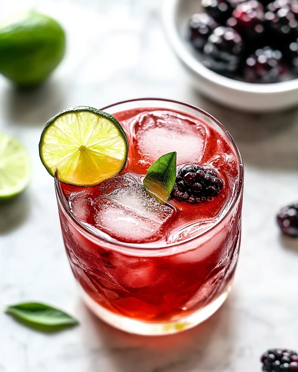 Blackberry Tequila Sage Smash Recipe - Recipe Image