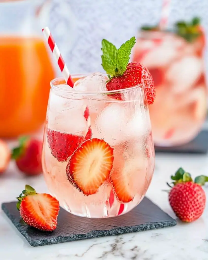 Fresh Strawberry Rosé Sangria Recipe