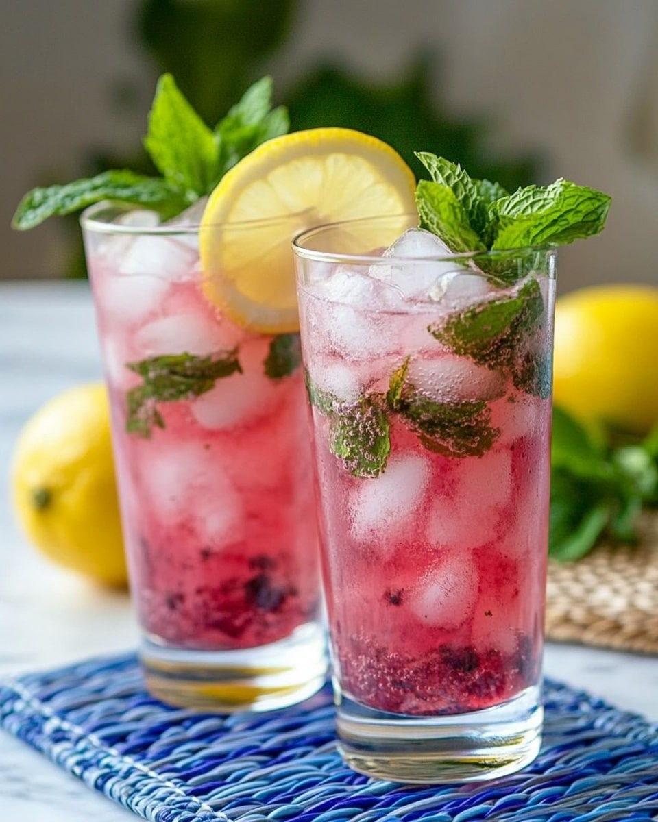 Blueberry-Mint Fizz Recipe - Recipe Image