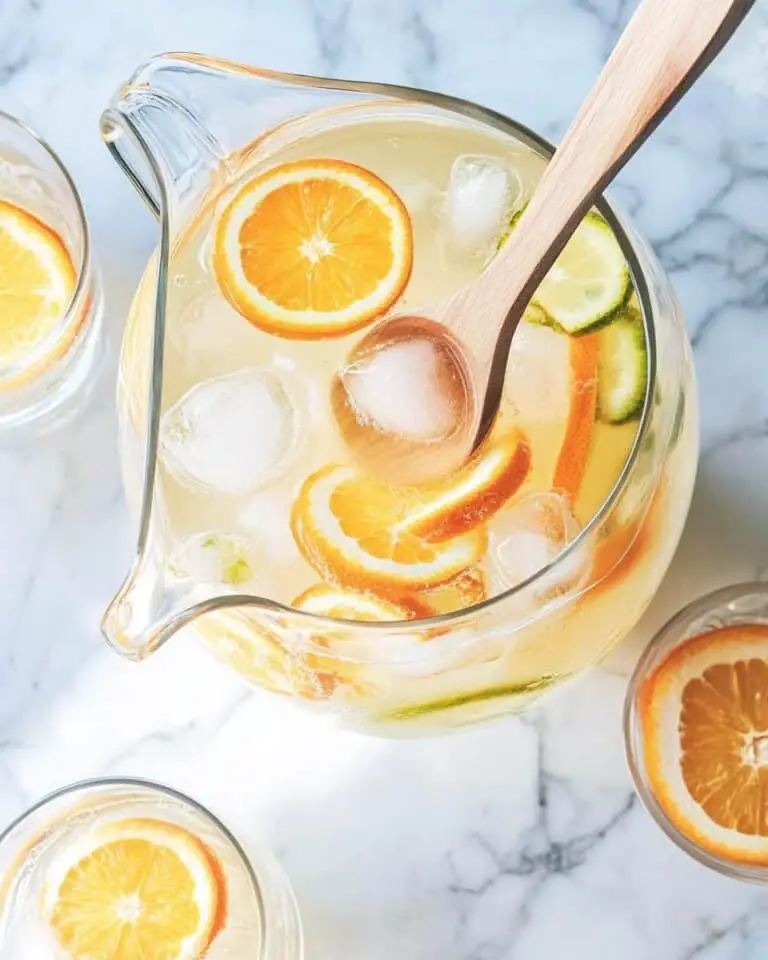 Pear Ginger White Sangria Recipe