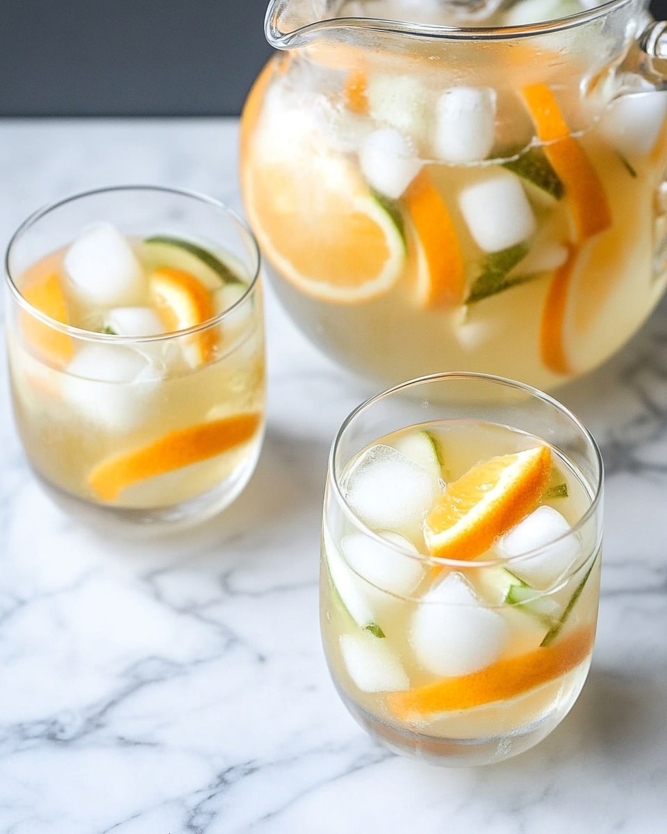Pear Ginger White Sangria Recipe - Recipe Image