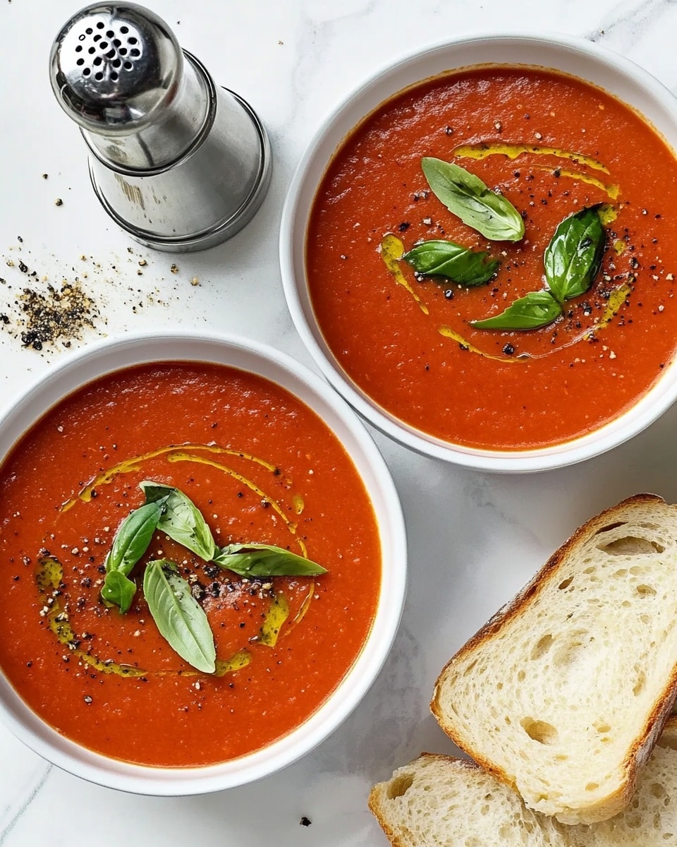 Creamy Fresh Tomato Soup Recipe - Recipe Image