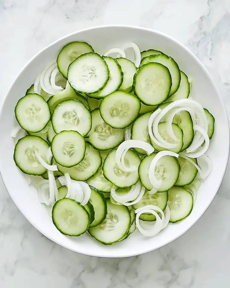 Crisp Cucumber Salad with Dill and White Vinegar Recipe