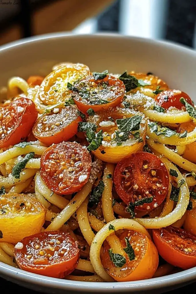 Tomato Zucchini Pasta