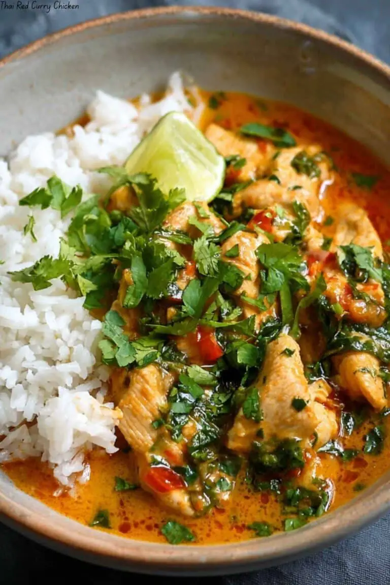 Thai Red Curry Chicken