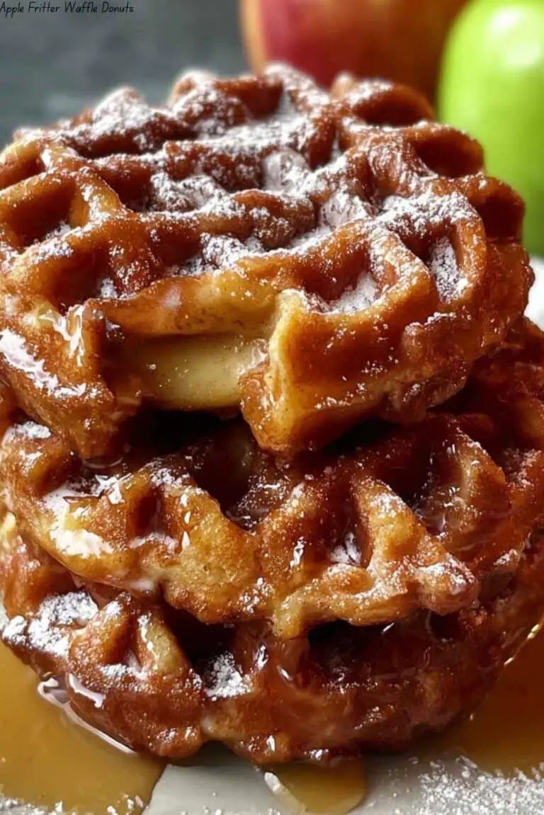 Apple Fritter Waffle Donuts