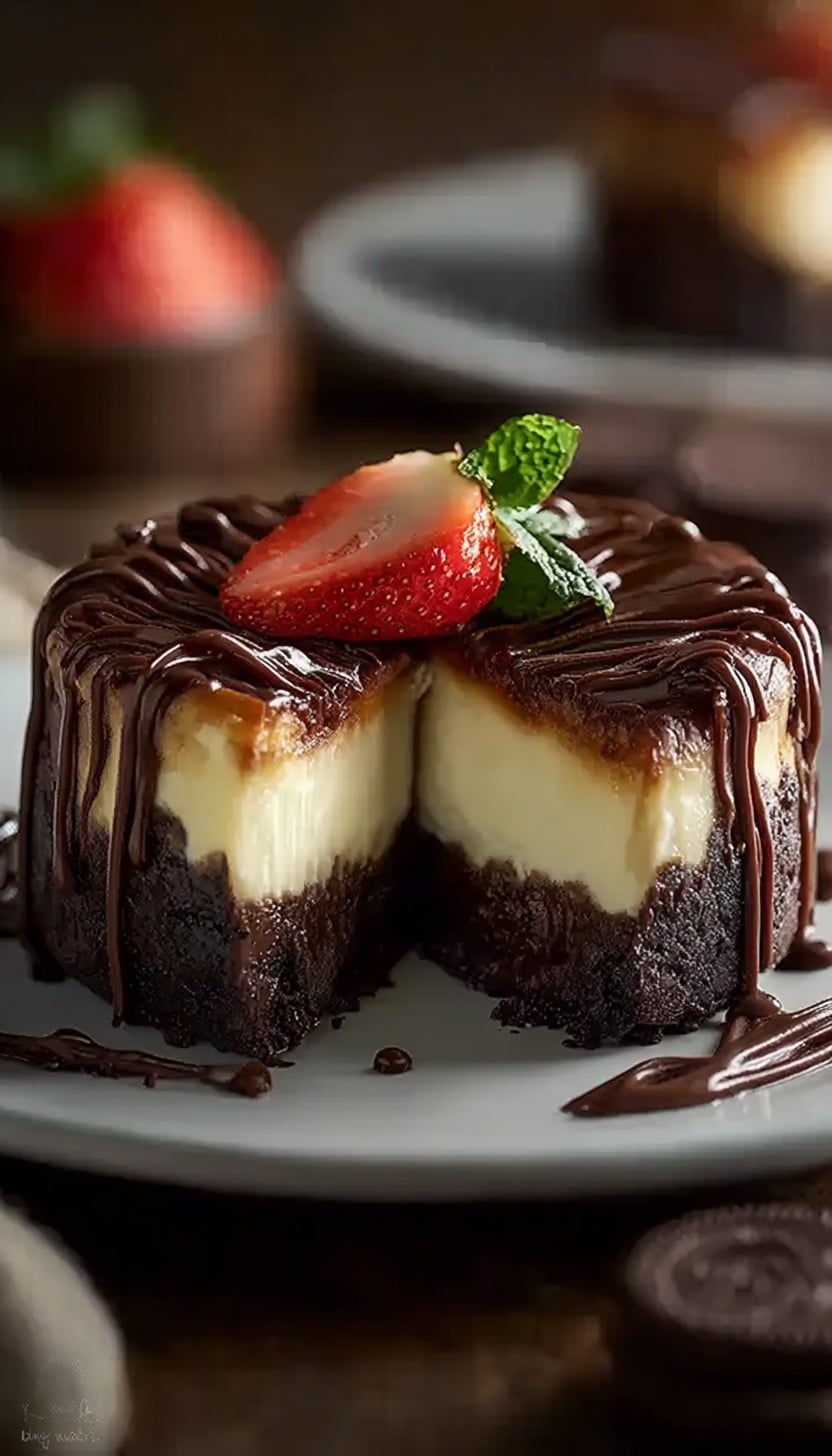 Brownie Cheesecake: The Perfect Fusion Recipe - Recipe Image