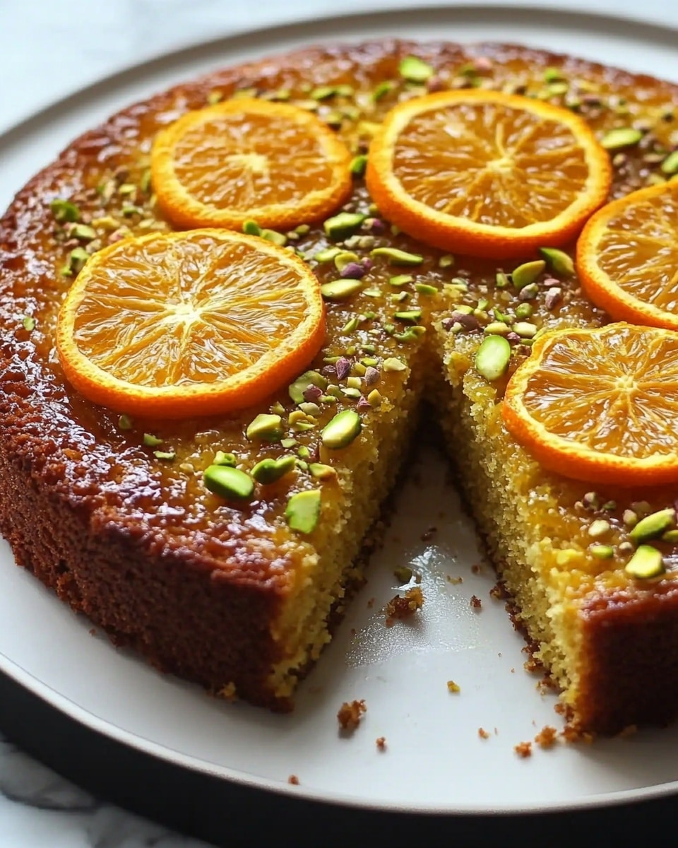 Flourless Orange Pistachio Cake Recipe - Recipe Image