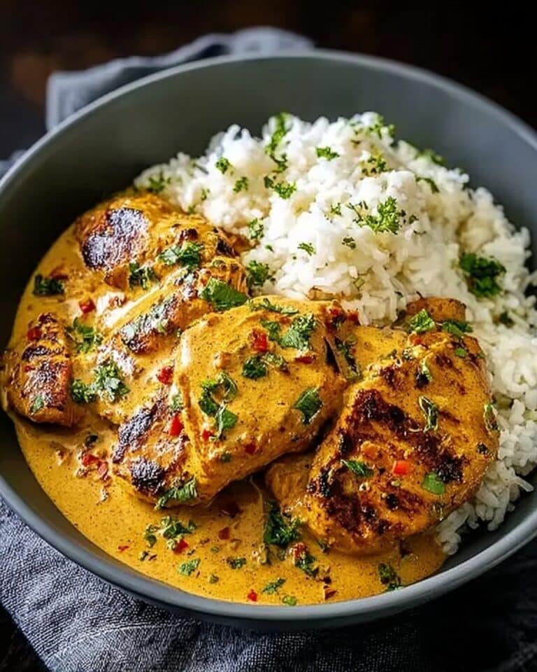 Creamy Peri-Peri Chicken with Rice Recipe