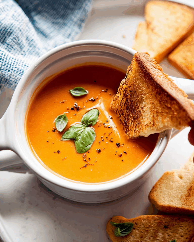 Middle-of-Winter Creamy Tomato Soup (Canned Tomatoes) Recipe