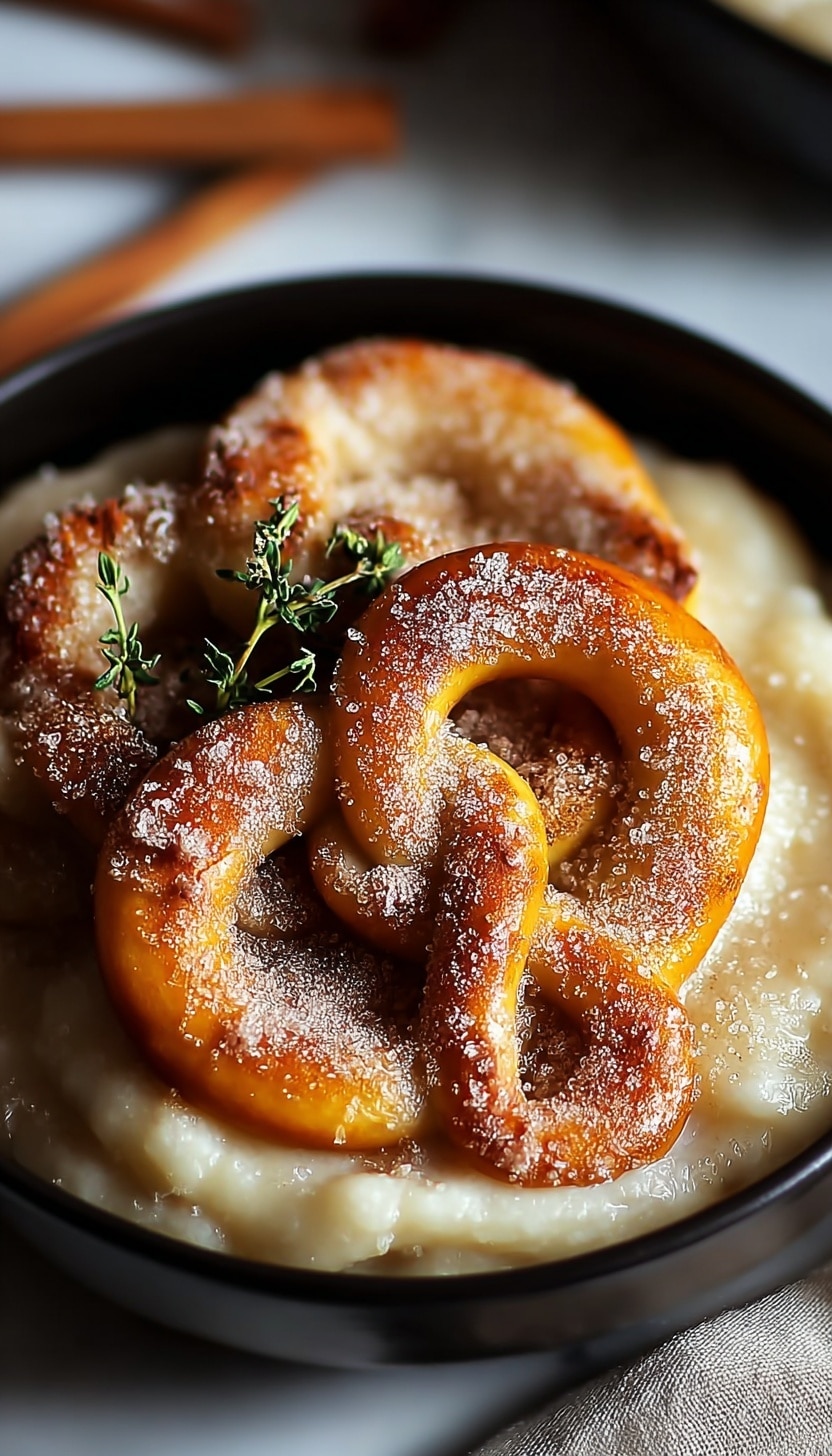 Cinnamon Sugar Soft Pretzels Recipe - Recipe Image