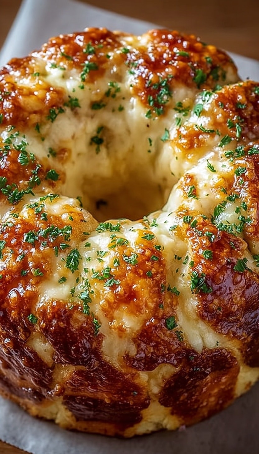 Chicken Alfredo Monkey Bread Recipe - Recipe Image