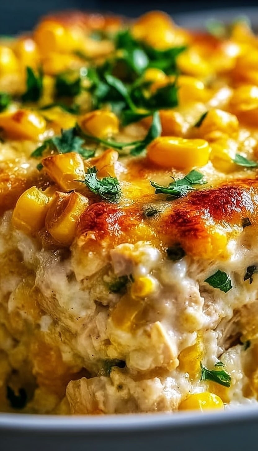 Street Corn Chicken Casserole Recipe - Recipe Image