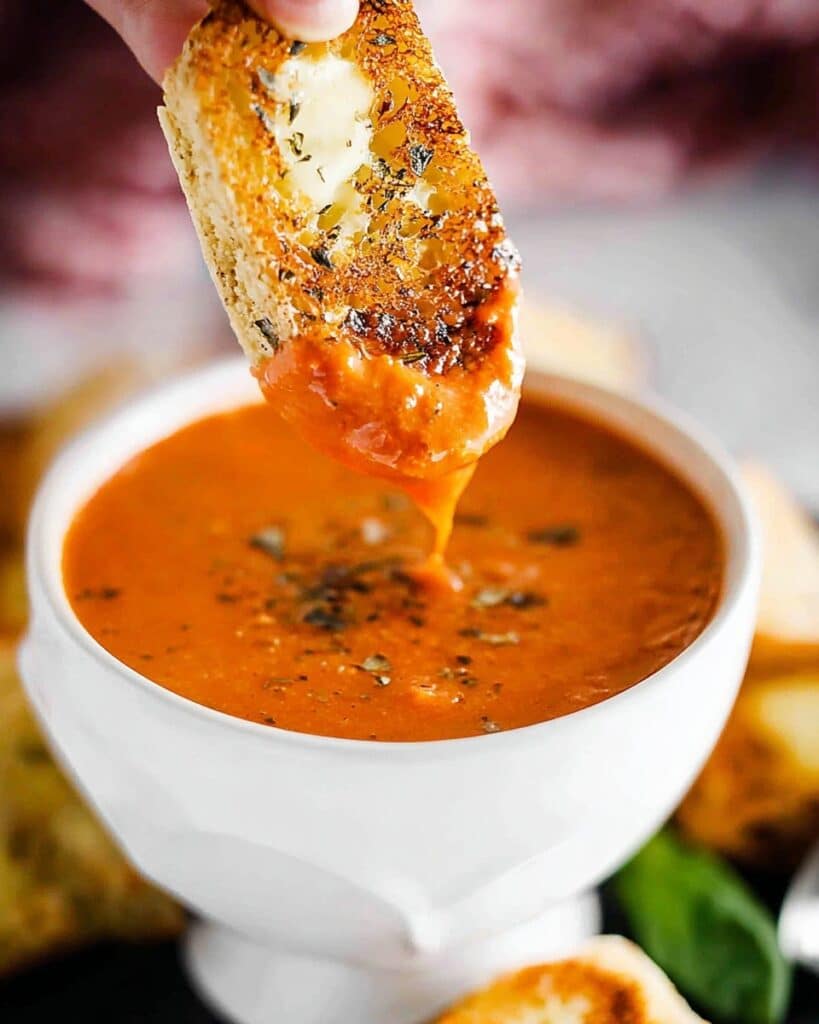 Roasted Tomato Basil Soup Recipe