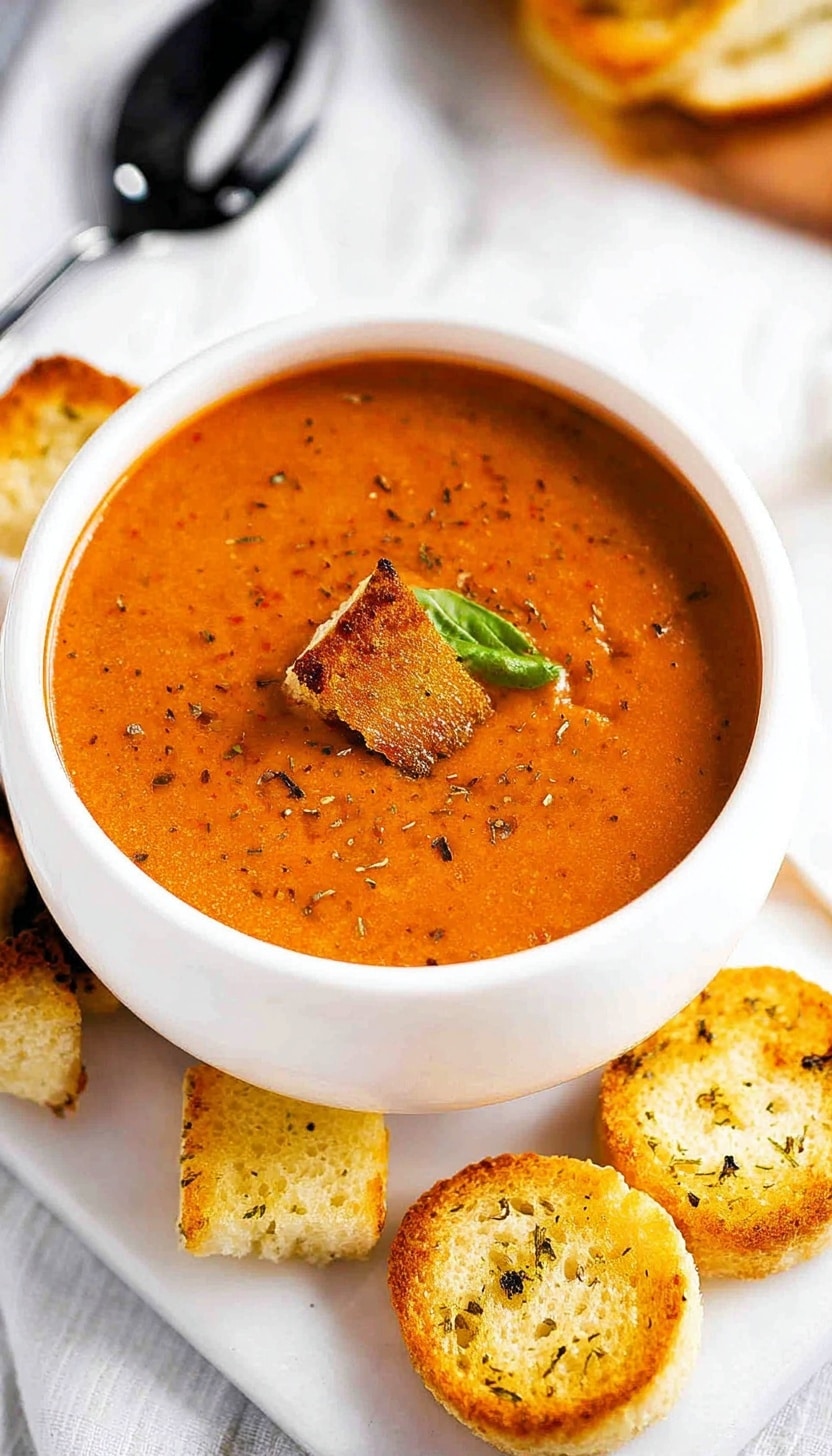 Roasted Tomato Basil Soup Recipe - Recipe Image