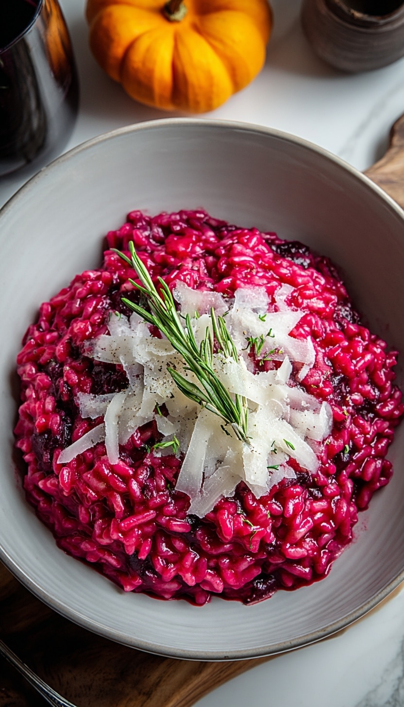 Bloody Beet Risotto Recipe - Recipe Image