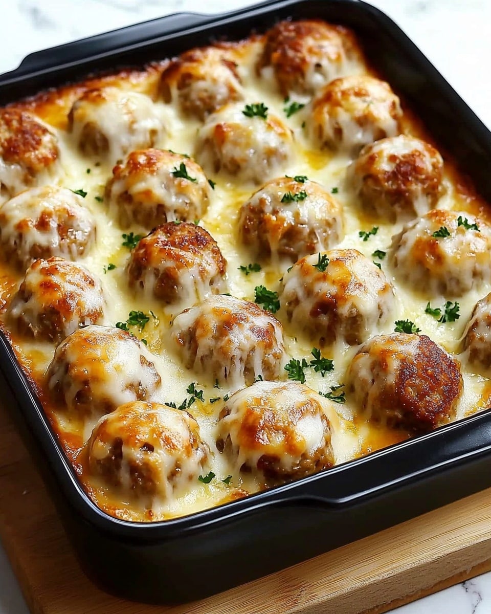 Dump-and-Bake Meatball Casserole Recipe - Recipe Image