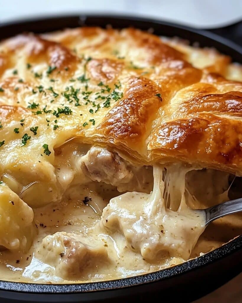 Cheesy Chicken Crescent Bake Recipe